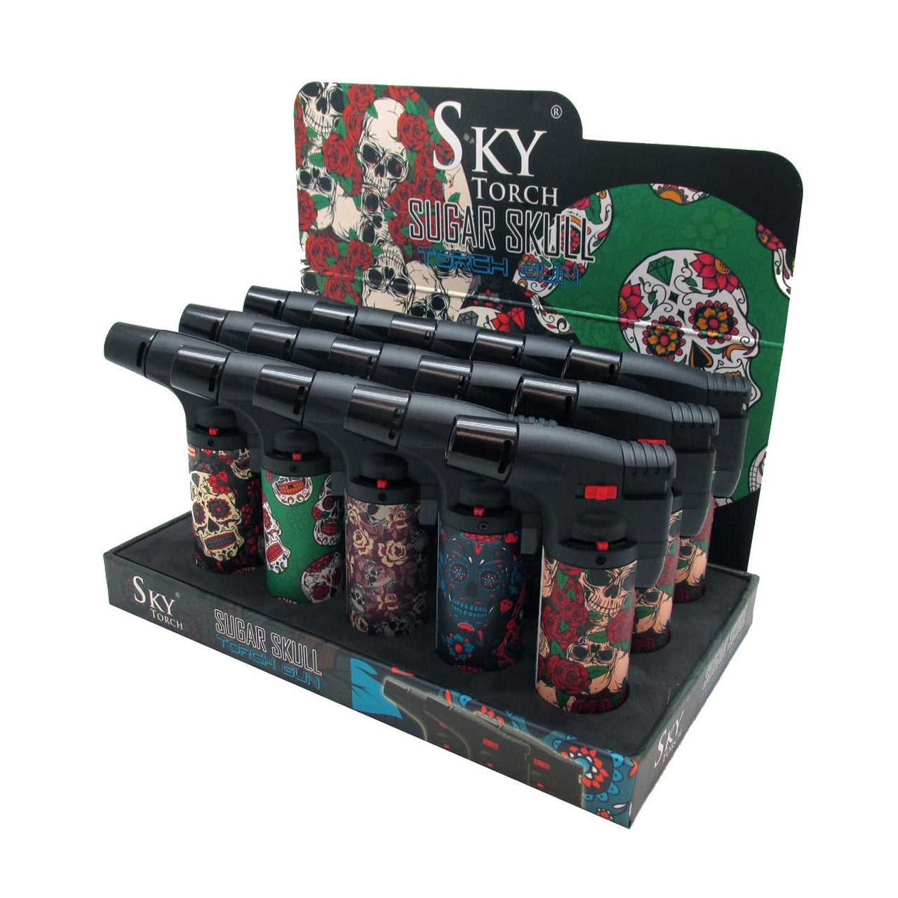 Skull butane lighter outlet