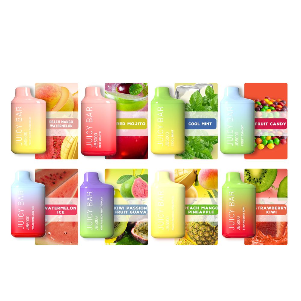 JUICYBAR JB5000 DISPOSABLE VAPE (PACK OF 10) Zenn Vapes JUICYBAR JB5000 DISPOSABLE VAPE (PACK OF 10) Zenn Vapes