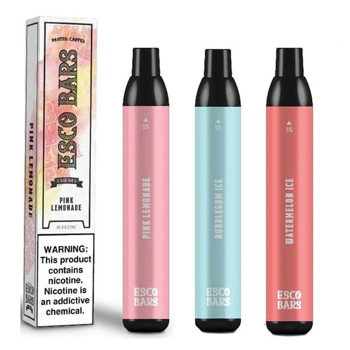 ESCO BAR 2500 PUFFS DISPOSABLE VAPE (pack of 10) Zenn Vapes ESCO BAR 2500 PUFFS DISPOSABLE VAPE (pack of 10) Zenn Vapes