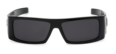 Locs 8Loc9058-BK Polish Black Men'S Sunglasses (Pack of 12)