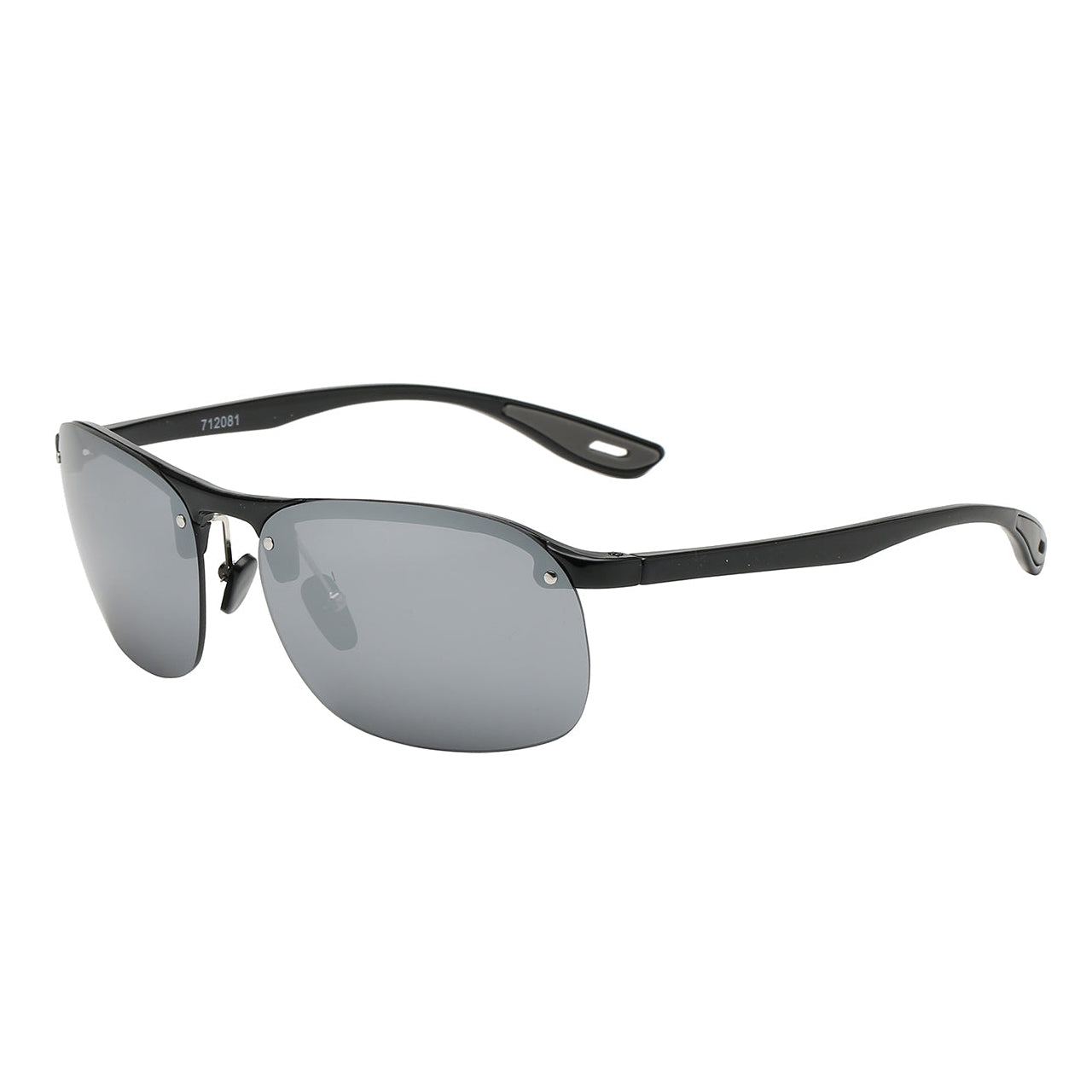 American Classic 712081 Popular Semi-Rimless Polycarbonate Frame Unisex Sunglasses (Pack of 12)