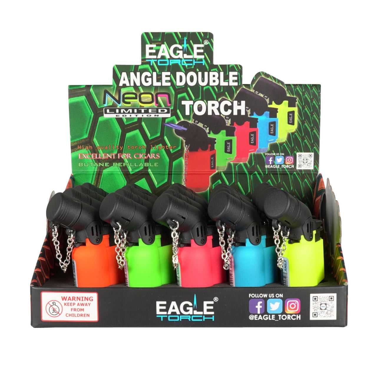 Eagle Torch-  Angle Double Neon Limited Edition Torch PT150ADN (Pack of 15)