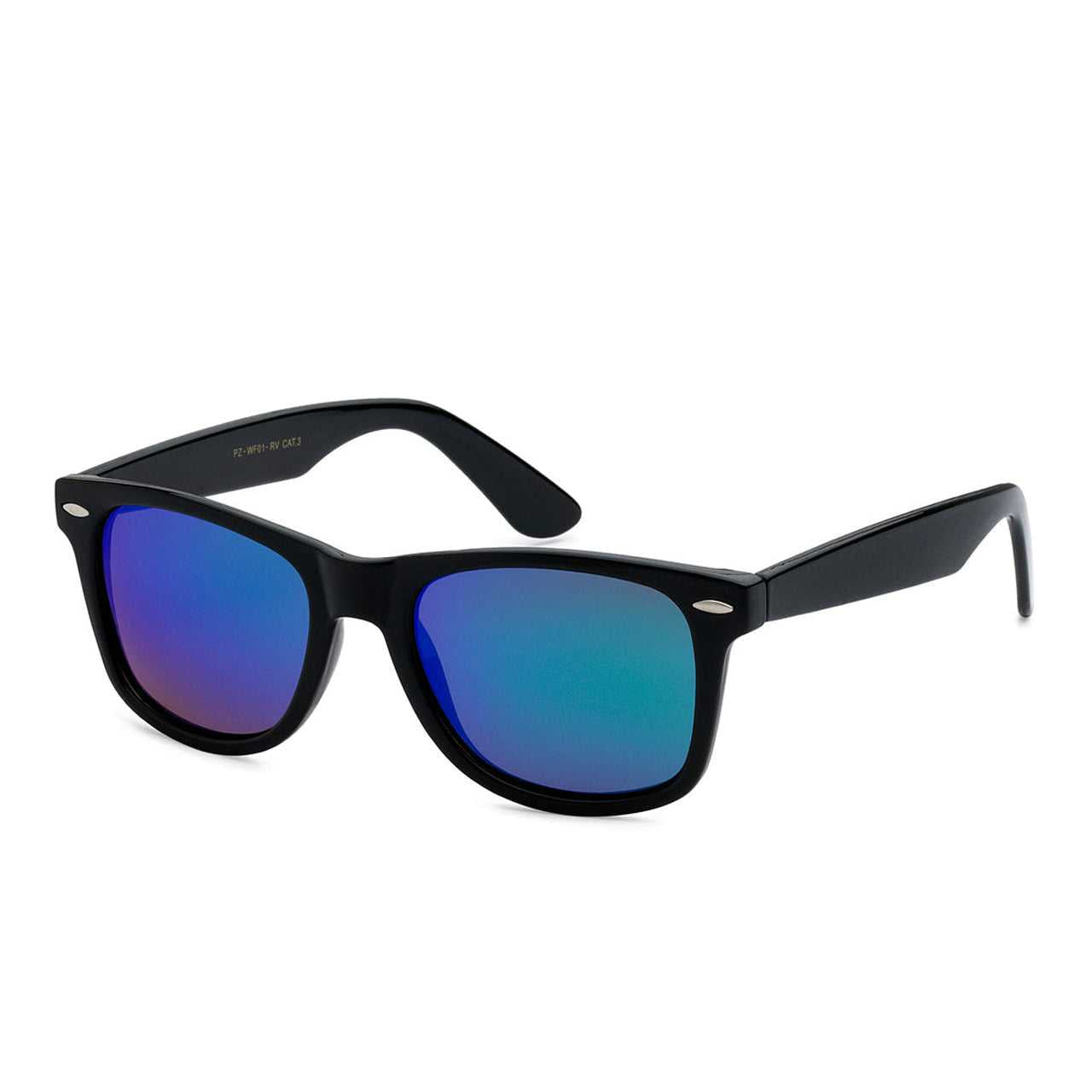 Retro Rewind PZ-WF01-RV Polarized Designer Mirrored Lens Unisex Sunglasses (Pack of 12)