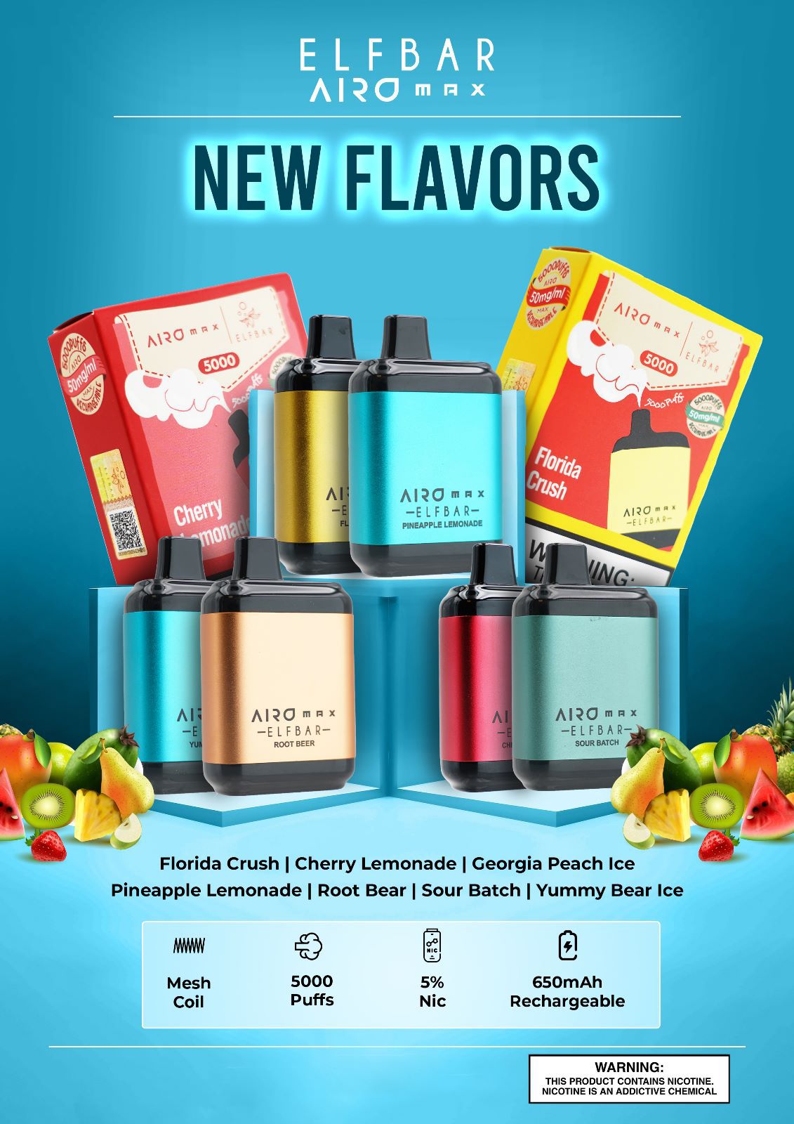 ELF BAR AIRO MAX 5000 PUFFS DISPOSABLE ( 1 COUNT) BUY 2 OR MORE FOR 15 Zenn Vapes ELF BAR AIRO MAX 5000 PUFFS DISPOSABLE ( 1 COUNT) BUY 2 OR MORE FOR 15 Zenn Vapes